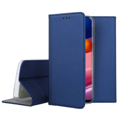   Кожен калъф тефтер и стойка Magnetic FLEXI Book Style за Samsung Galaxy A13 5G A136F / за Samsung Galaxy A04s A047F син 